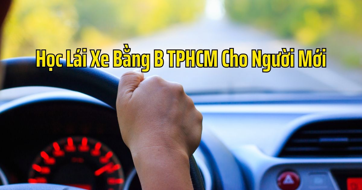 Học Lái Xe Bằng B TPHCM Cho Người Mới